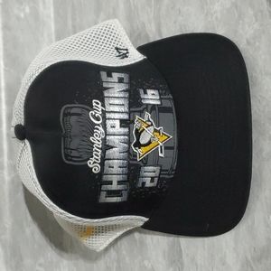 Stanley Cup Champions Pittsburgh Penguins locker room hat